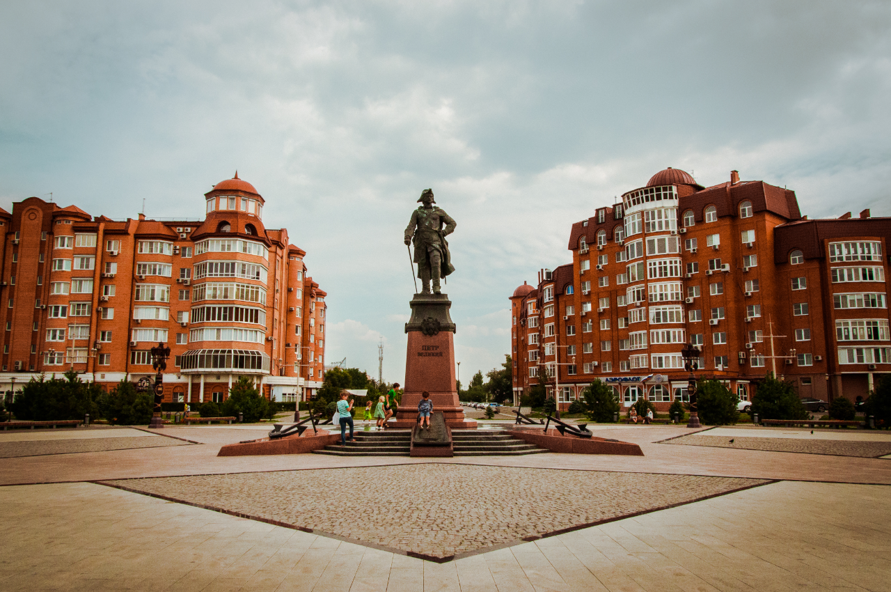 астрахань площадь петра